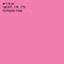 #F17EAF - Persian Pink Color Image